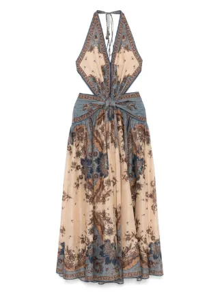 zimmermann cotton dress Zimmermann Dress With Ruffles, Women's, Cream