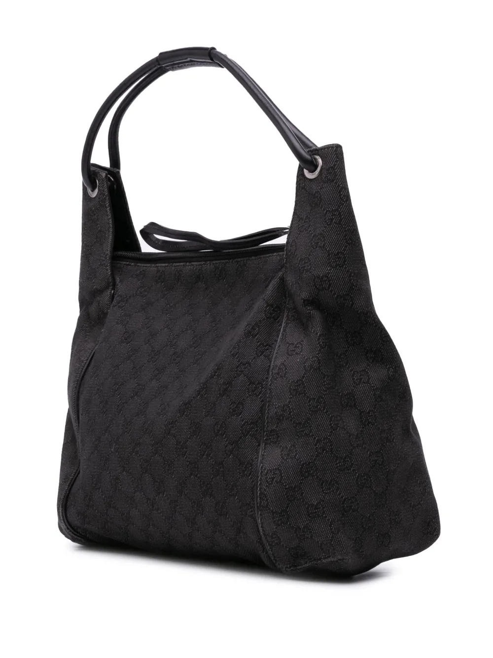 Pre-owned Gucci 2016-2024 Gg Denim Shoulder Bag
