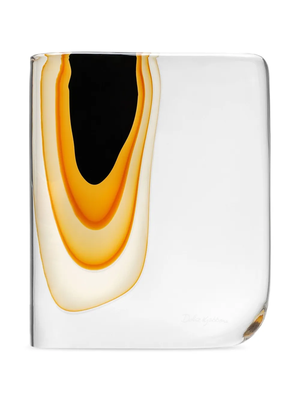 Dolce & Gabbana medium Leopard Amadi vase (22 cm) | Black | Image 1
