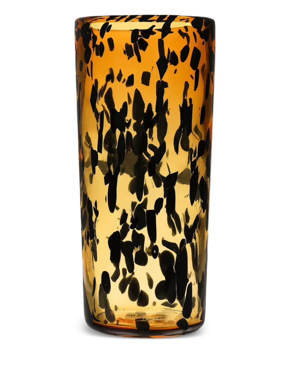 Dolce & Gabbana medium glass vase (22 cm) | Yellow | Image 1