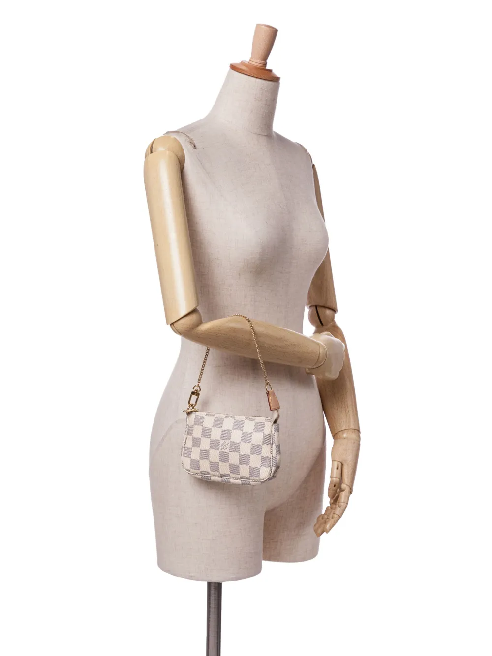 Louis Vuitton Pre-Owned 2010 Damier Azur Mini Pochette Accessoires handbag | Pre-Owned | Image 2