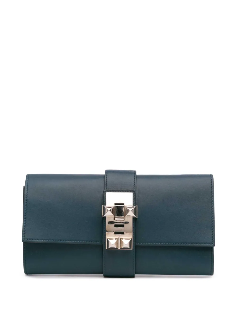 Hermès Pre-Owned 2008 Tadelakt Medor 23 clutch bag - ブルー Hermès Pre-Owned 2008 Tadelakt Medor 23 clutch bag - ブルー