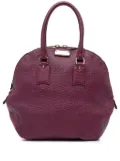 Burberry Pre-Owned 2000-2017 Medium Grained Calfskin Heritage Orchard Bowling Bag satchel - Purple