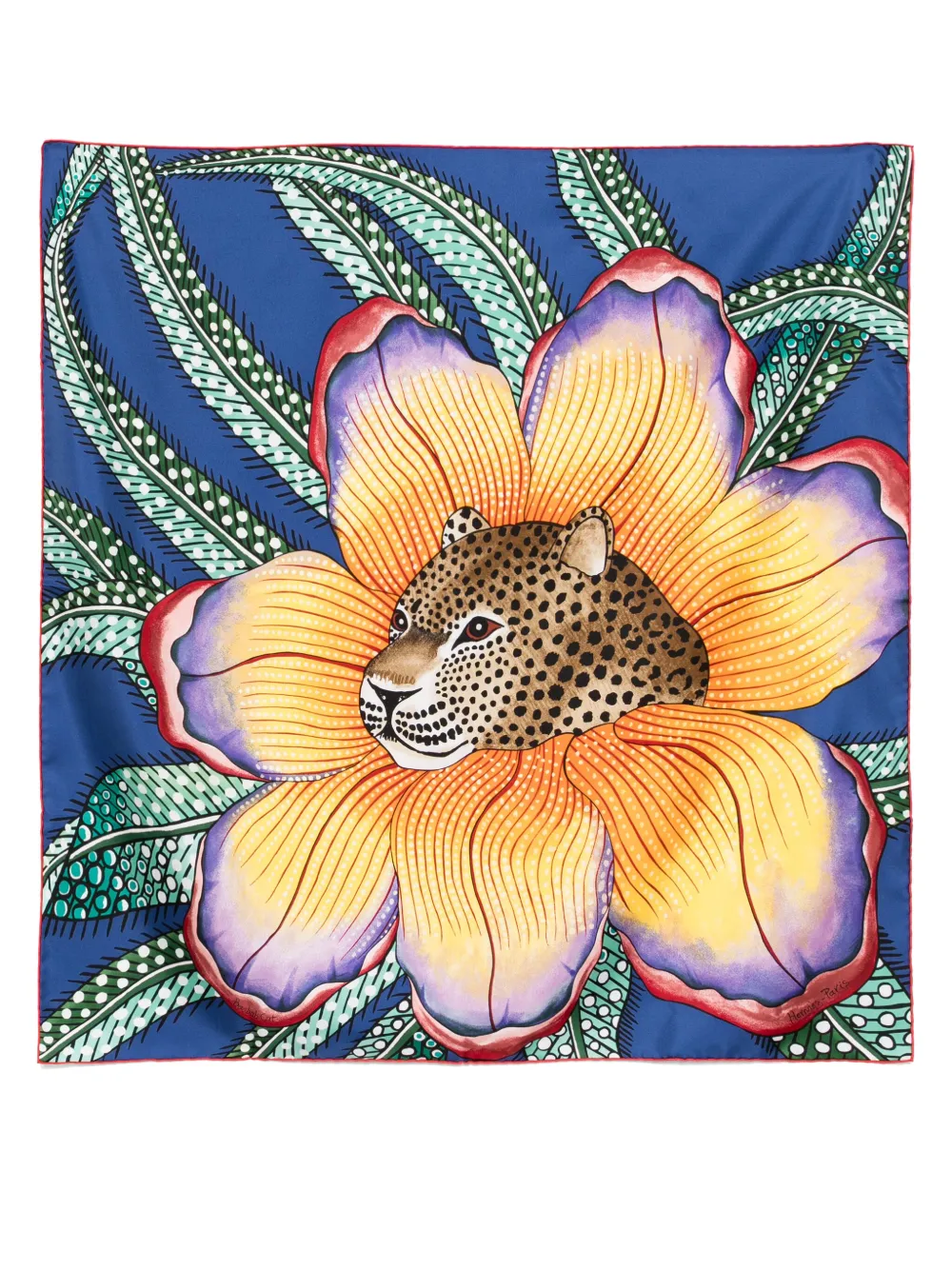 Hermès Pre-Owned foulard en soie | bleu | Image 1