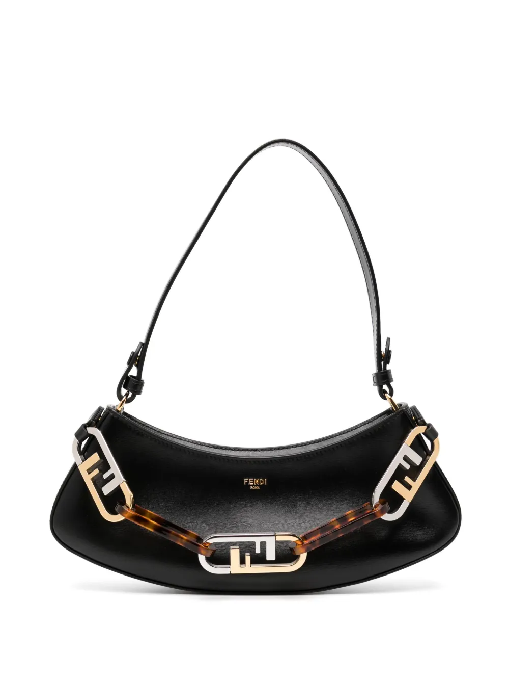 Fendi Pre-Owned O'Lock Swing ショルダーバッグ - ブラック Fendi Pre-Owned O'Lock Swing ショルダーバッグ - ブラック