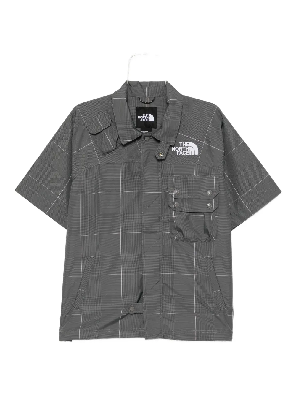 The North Face logo-embroidered shirt - グレー The North Face logo-embroidered shirt - グレー