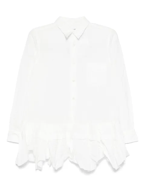 Comme Des Garçons Comme Des Garçons ruffled-hem shirt