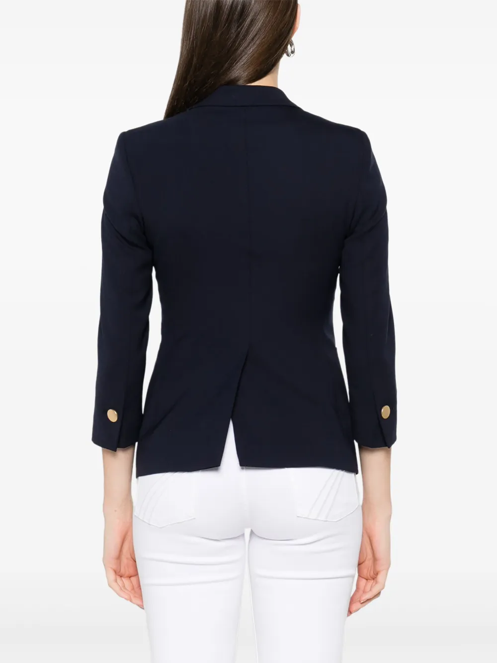 Tagliatore Blazer met enkele rij knopen Blauw