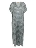 Siyu v-neck dress - Blue
