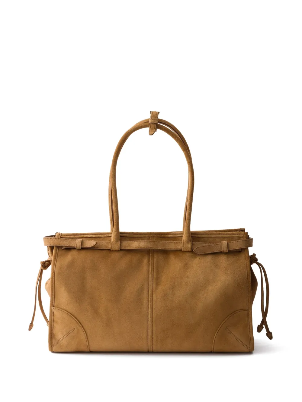 Prada Grote Bonnie shopper Bruin