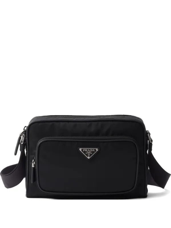 Prada Re-Nylon メッセンジャーバッグ | ブラック | FARFETCH JP