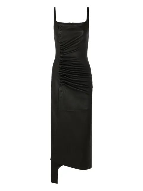 Rabanne ruched midi dress