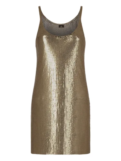 Rabanne chainmail-embellished mini dress