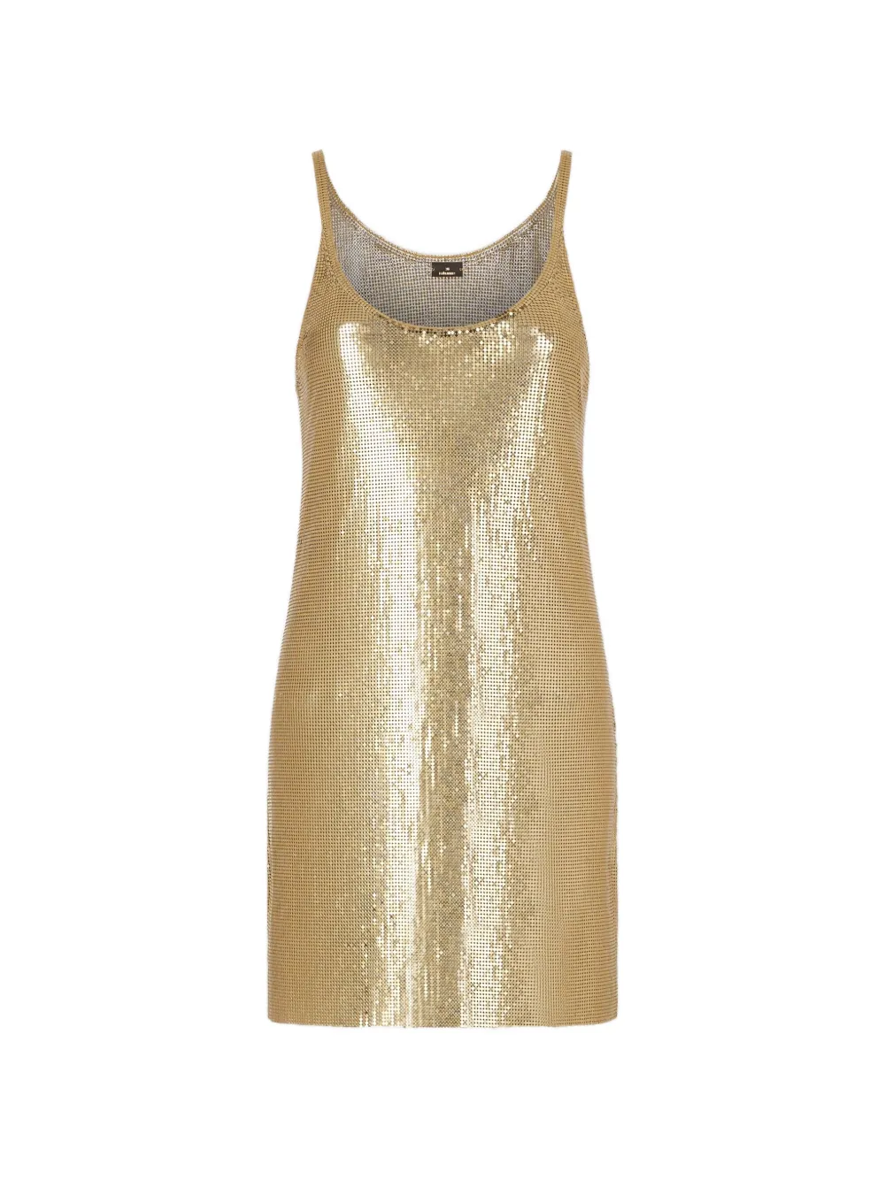 Rabanne Mini-jurk met maliën Goud