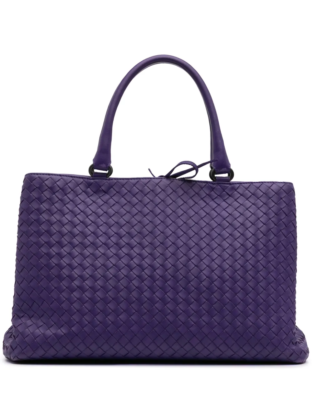 Bottega Veneta Pre-Owned 2012-2024 Nappa Intrecciato Milano tote bag | Purple | Image 1