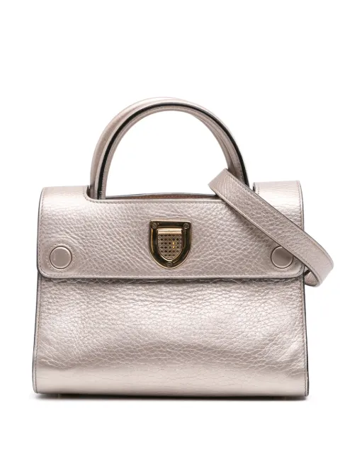 Christian Dior Pre-Owned bolsa satchel Diorever mini de piel de becerro granulada 2017
