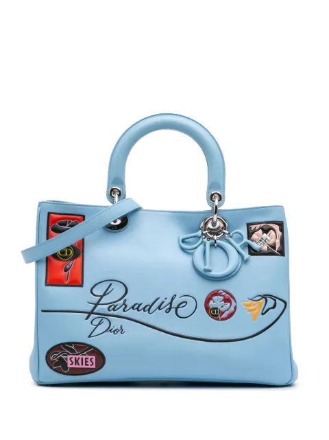 Christian Dior Pre-Owned Borsa a tracolla Paradise Diorissimo media in pelle di vitello liscia 2015