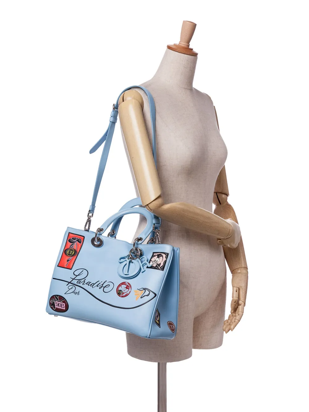 Christian Dior Pre-Owned 2015 Medium Smooth Calfskin Paradise Diorissimo satchel | Pre-Owned | Image 2