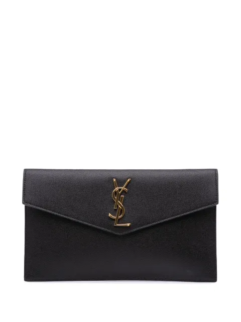 Saint Laurent Pre-Owned 2019 Grain de Poudre Uptown Pouch clutch bag