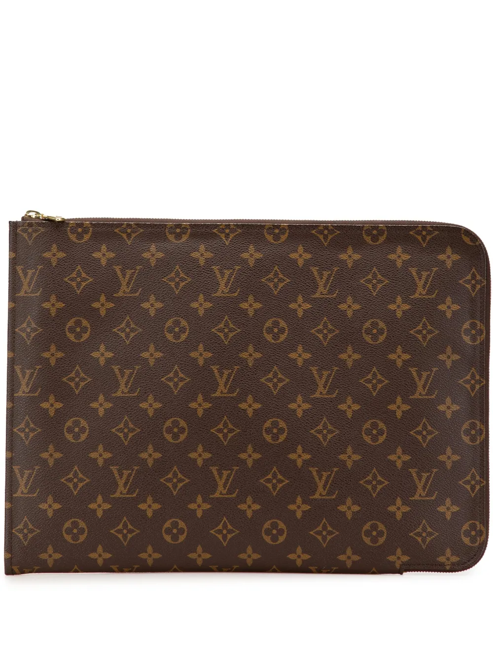 Louis Vuitton Pre-Owned 1994 モノグラム ポッシュ ドキュマン ポートフォリオ ビジネスバッグ - ブラウン Louis Vuitton Pre-Owned 1994 モノグラム ポッシュ ドキュマン ポートフォリオ ビジネスバッグ - ブラウン