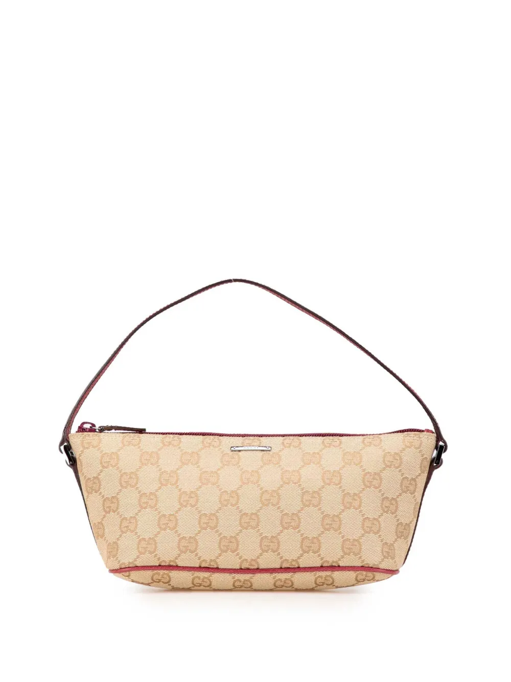 Gucci Pre-Owned 2000-2015 GGキャンバス ボート ショルダーバッグ - ブラウン Gucci Pre-Owned 2000-2015 GGキャンバス ボート ショルダーバッグ - ブラウン