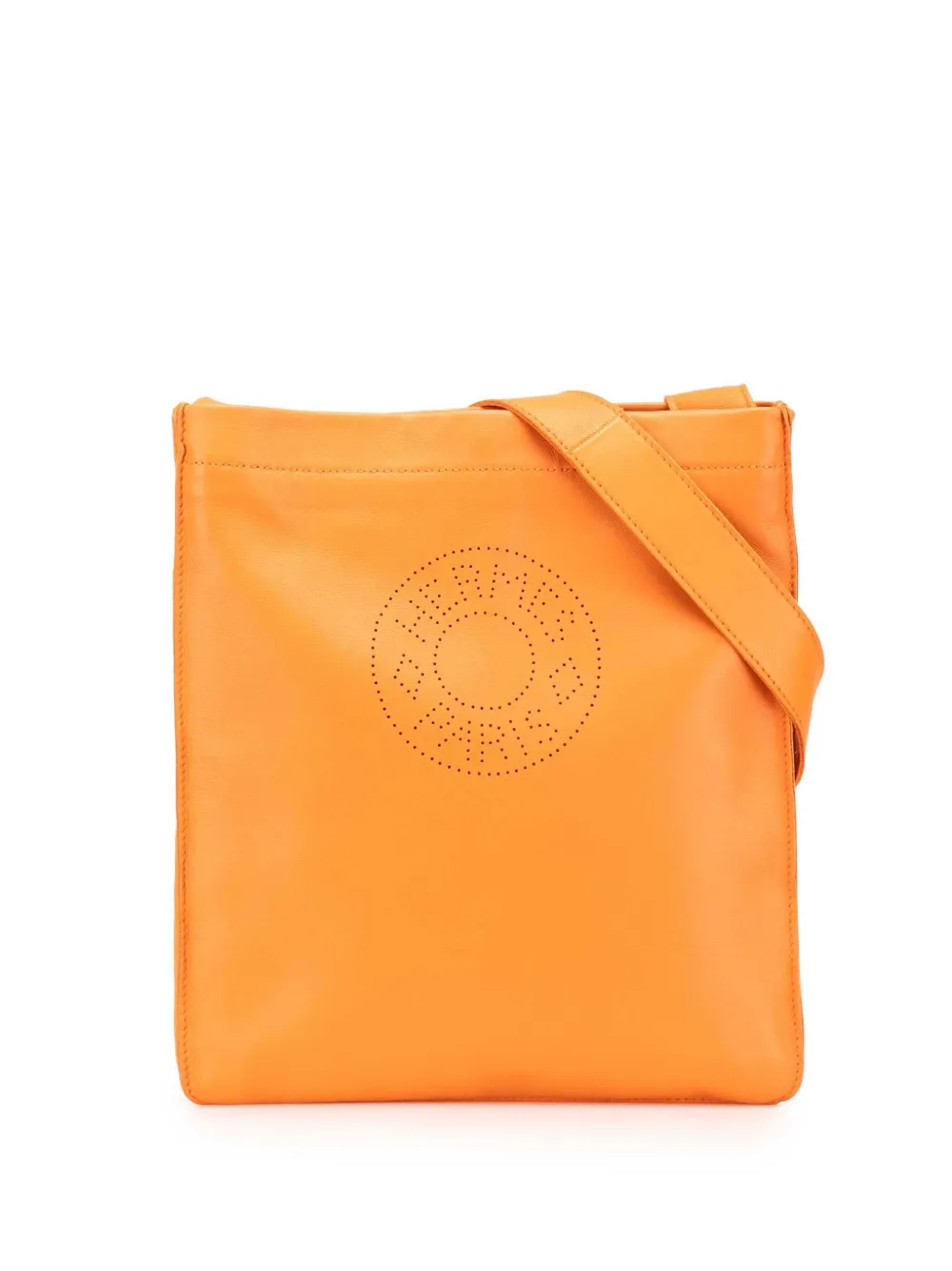 Hermès Pre-Owned 2010 Milo Clou de Selle crossbody bag - オレンジ Hermès Pre-Owned 2010 Milo Clou de Selle crossbody bag - オレンジ