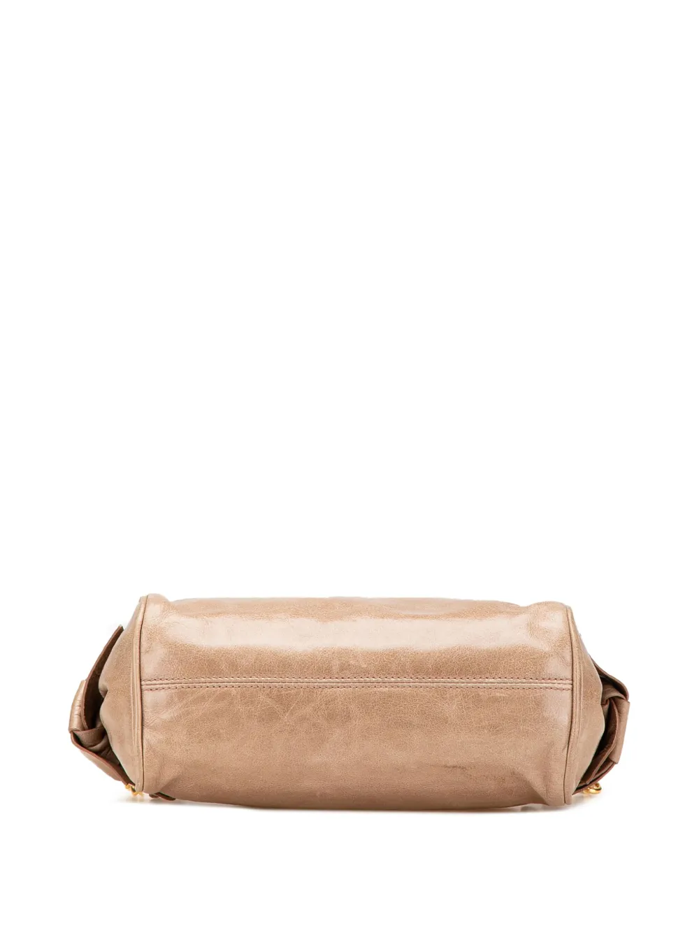 ★関税込み★ MiuMiu Bow Suede Bag MIU MIU Suede Lux Small Bow Bag Antico 159384 | FASHIONPHILE