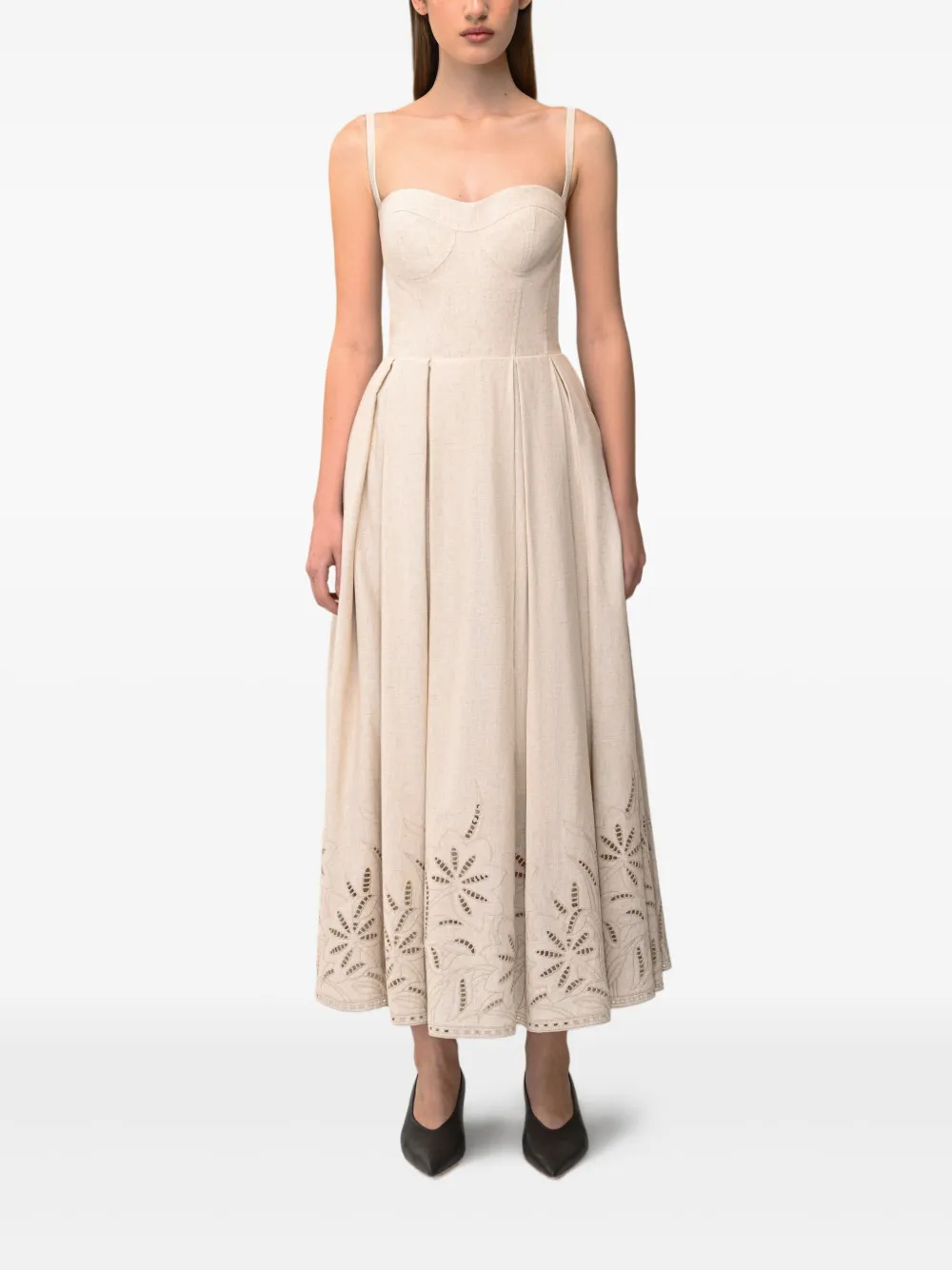 ANOUKI vestido midi estilo corset | Vestidos de coctel y fiesta | Image 2