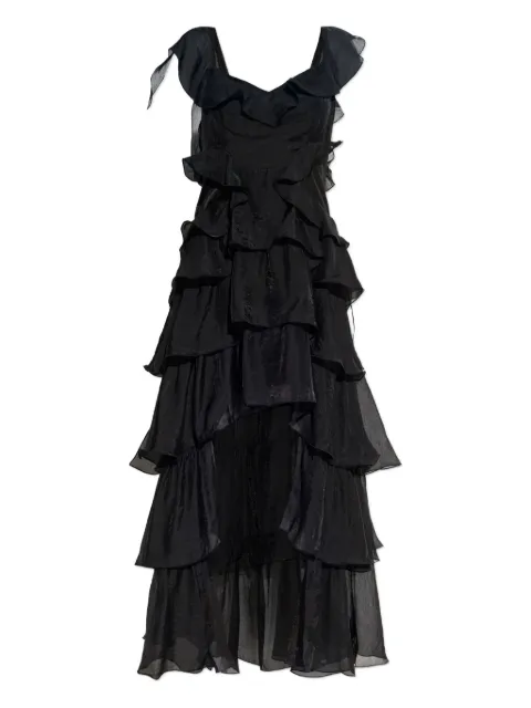 AllSaints vestido con detalle de volantes