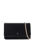 CHANEL Pre-Owned 2011 Bicolor Satin Diamond Stitch Wallet On Chain crossbody bag - Black