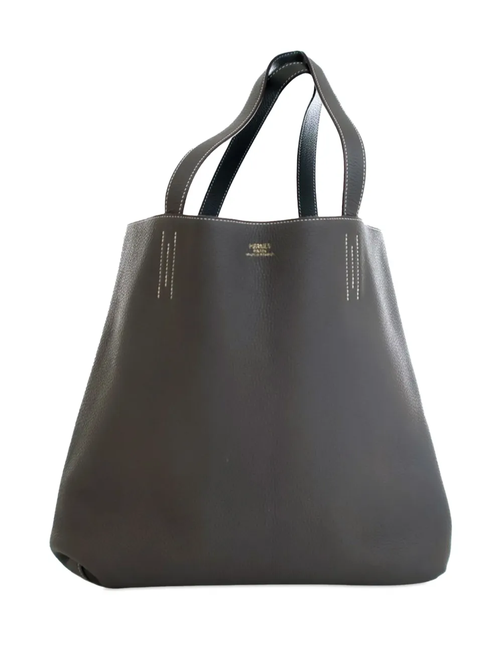 Hermès Pre-Owned 2012 クレマンス ドゥブルセンス 45 トートバッグ - ブラウン Hermès Pre-Owned 2012 クレマンス ドゥブルセンス 45 トートバッグ - ブラウン