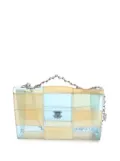 CHANEL Pre-Owned 1997-1999 Medium CC PVC Stitched Patchwork Flap shoulder bag - Blue