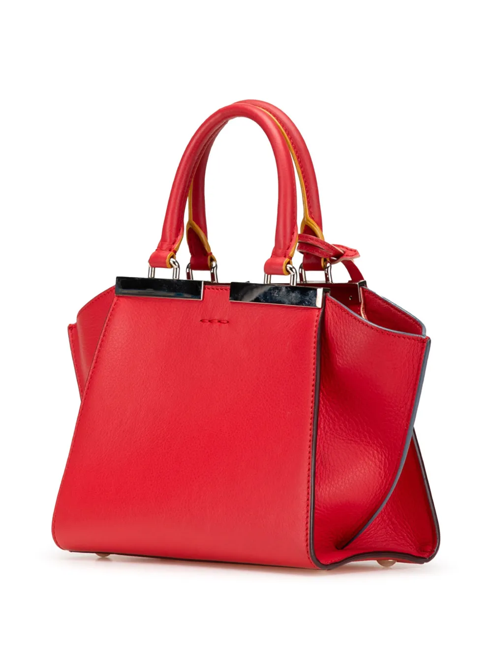 Pre-owned Fendi 2010-2024 Mini Calfskin 3jours Satchel