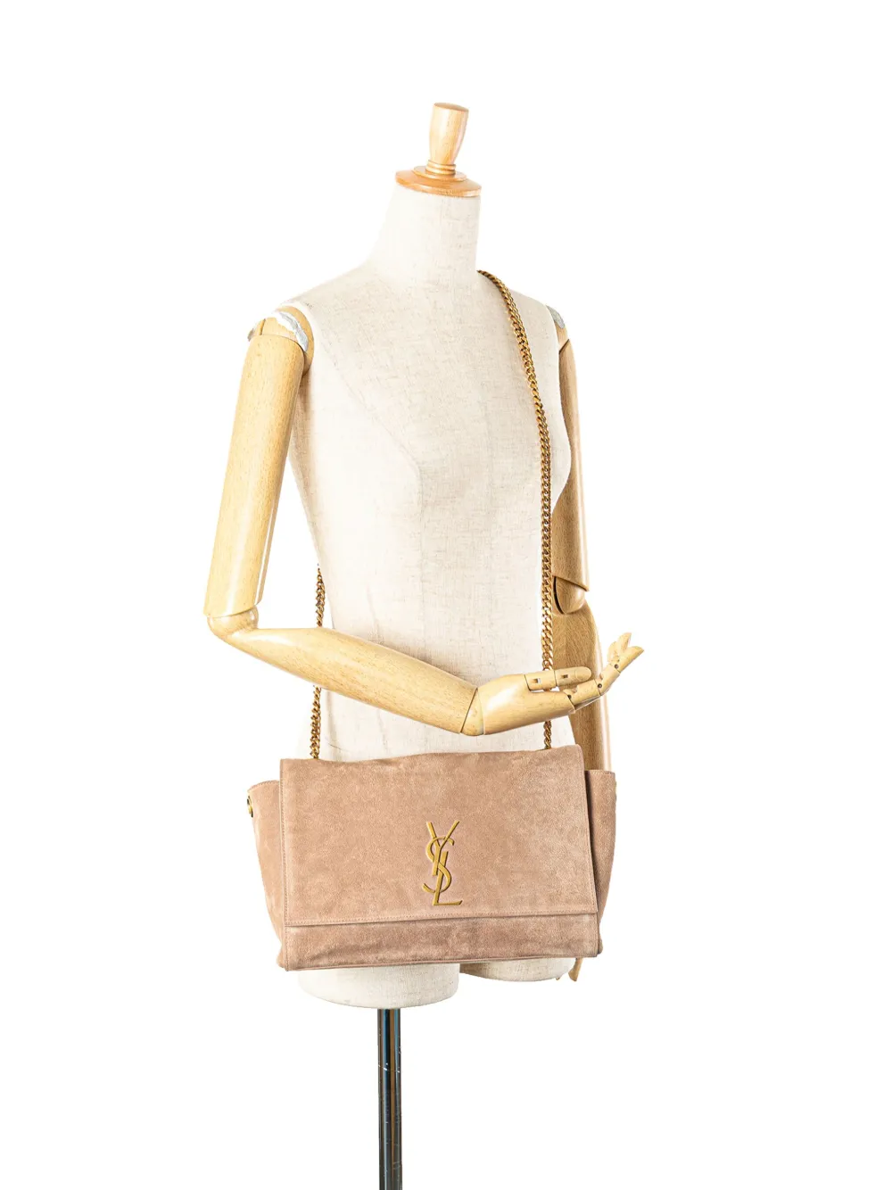 Saint Laurent Pre-Owned 2022 Medium Smooth Calfskin and Suede Reversible Kate crossbody bag | Pre-Owned | Image 2