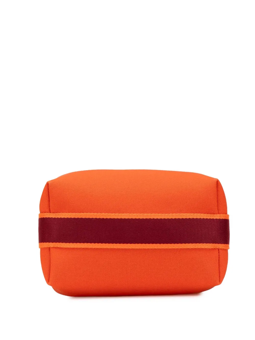 Pre-owned Hermes 2012-2024 Small Toile Bride A Brac Vanity Bag