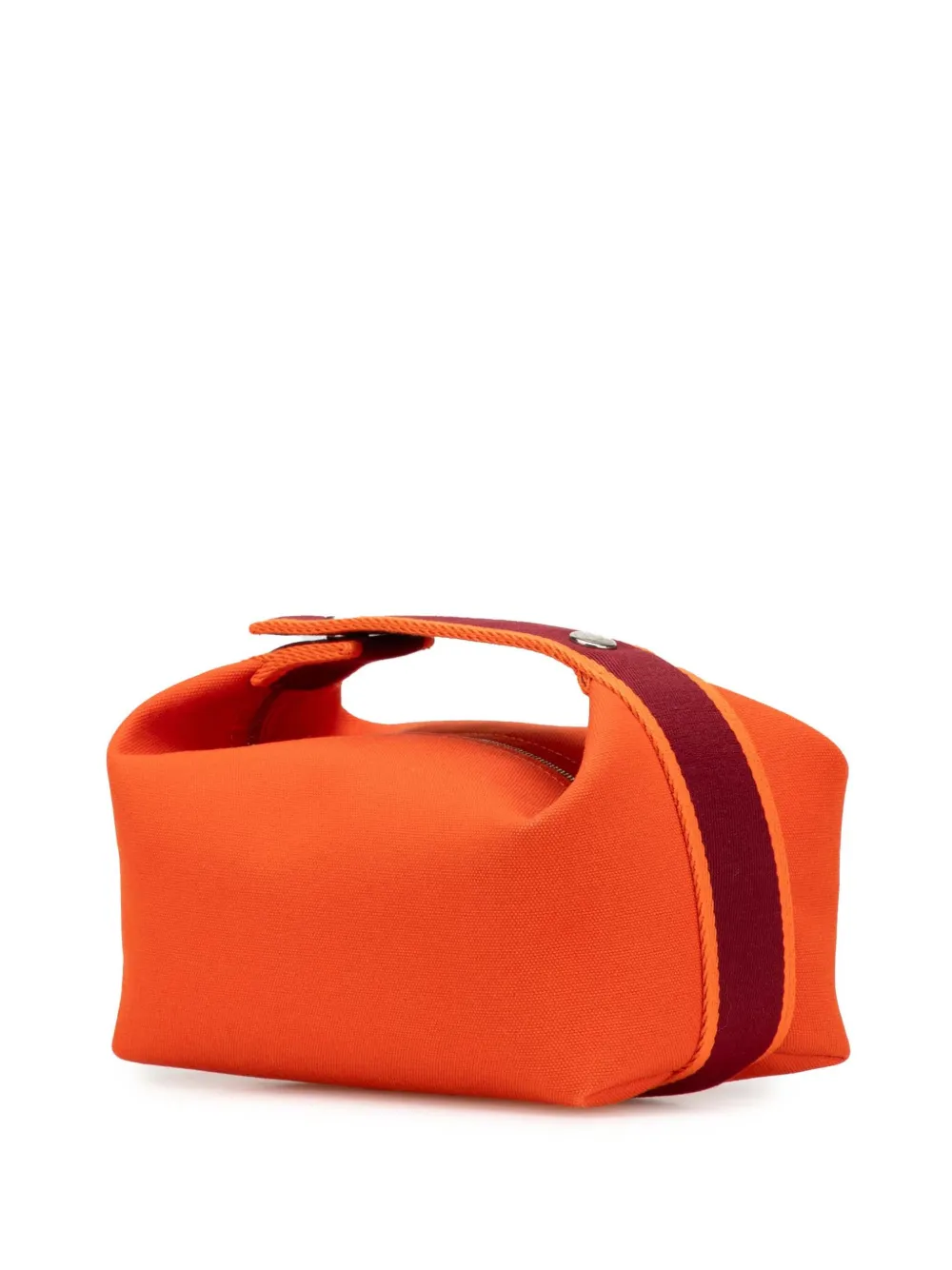 Pre-owned Hermes 2012-2024 Small Toile Bride A Brac Vanity Bag
