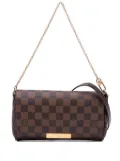 Louis Vuitton Pre-Owned 2015 Damier Ebene Favorite PM satchel - Brown