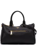 Prada Pre-Owned 2000-2013 Vitello Daino Zip Top satchel - Black