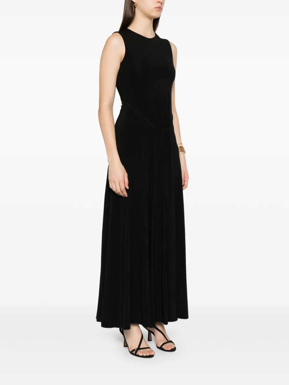 Sportmax Attore jersey jurk Zwart