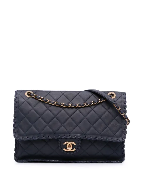 CHANEL Pre-Owned 2015-2016 Jumbo Quilted Calfskin Happy Stitch Flap crossbody bag