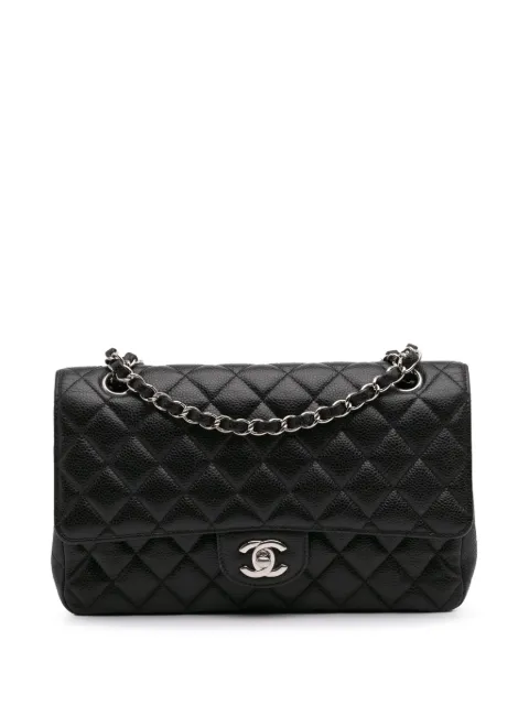 CHANEL Pre-Owned 2018 Medium Classic Caviar Double Flap shoulder bag