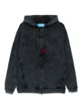Stain Shade zip-up sweatshirt - Grey