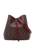 Louis Vuitton Pre-Owned 2010 Damier Ebene Neonoe bucket bag - Brown