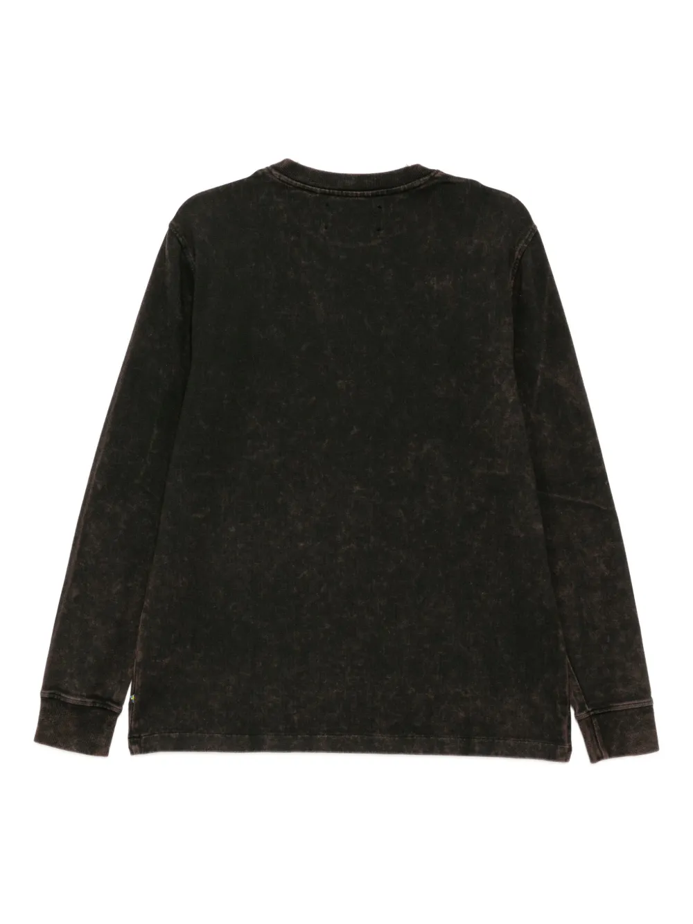 Stain Shade Katoenen T-shirt met lange mouwen Grijs
