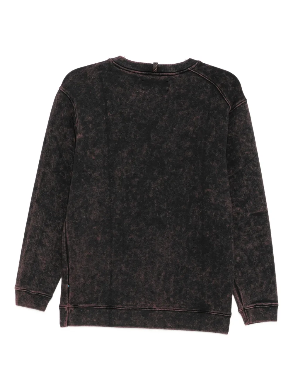 Stain Shade Sweater met tie-dye print Grijs