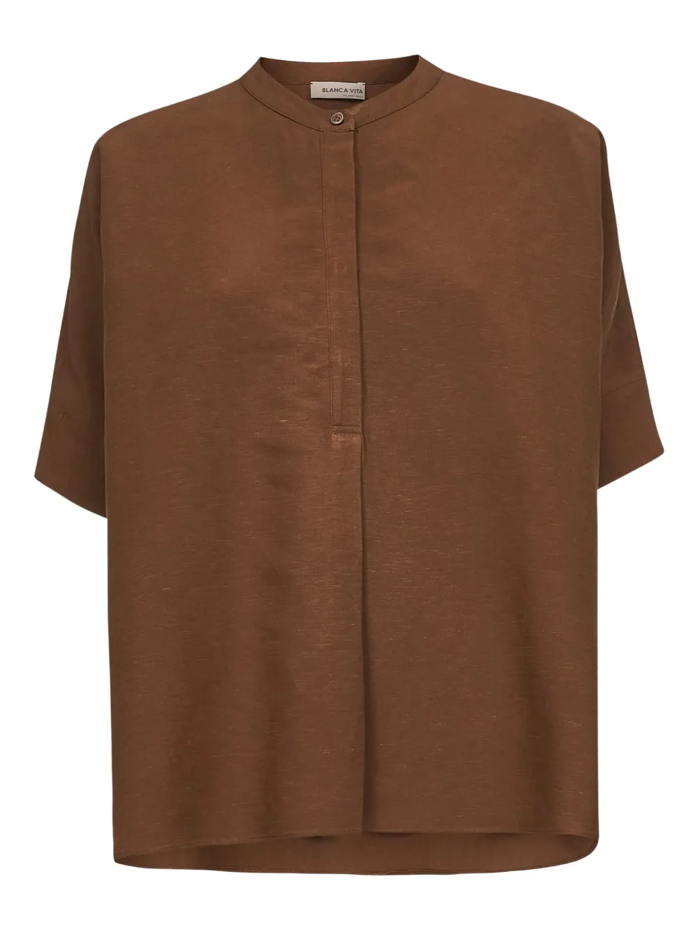 Blanca Vita Jersey blouse Bruin