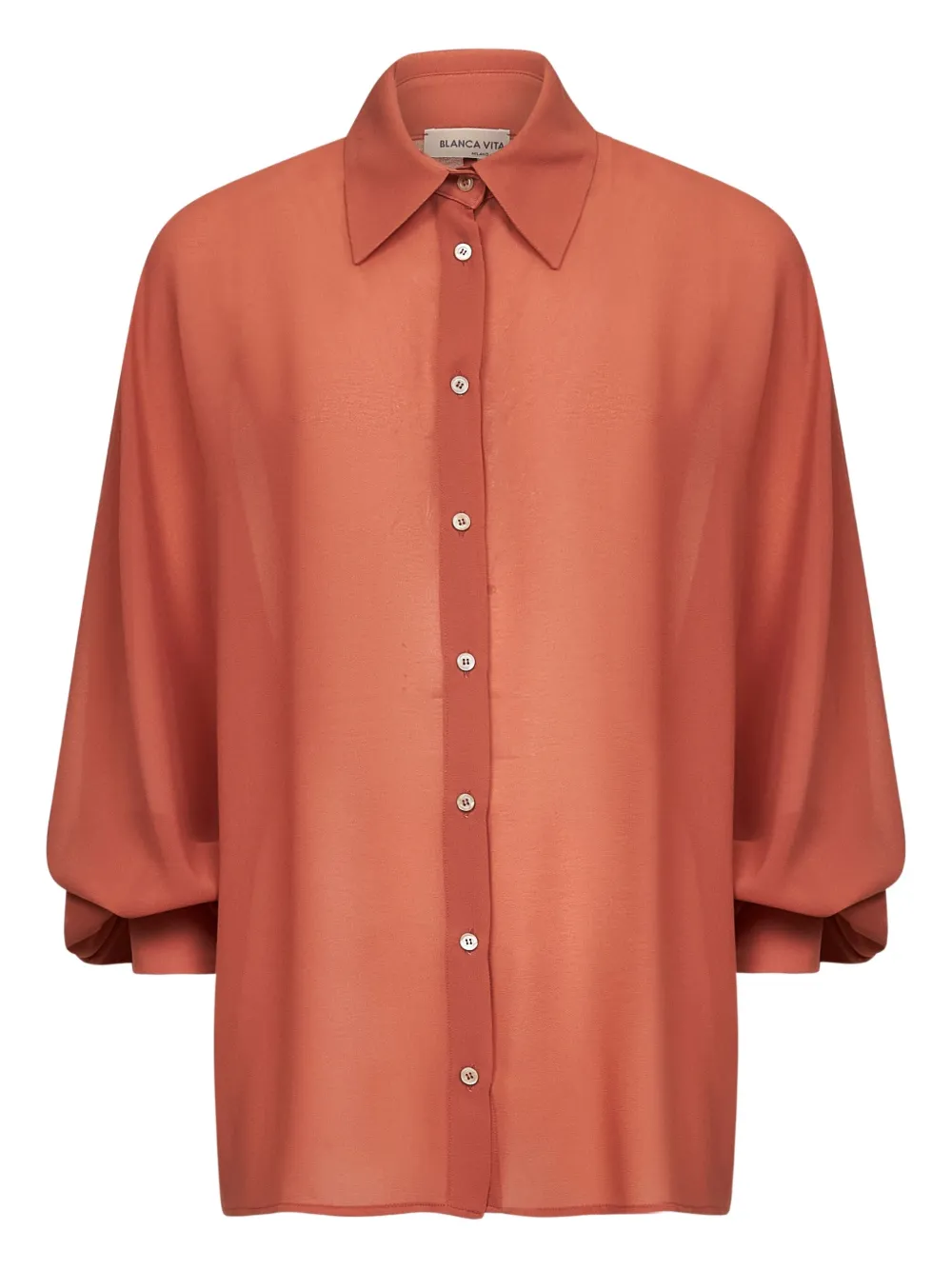 BLANCA VITA SATIN SHIRT 