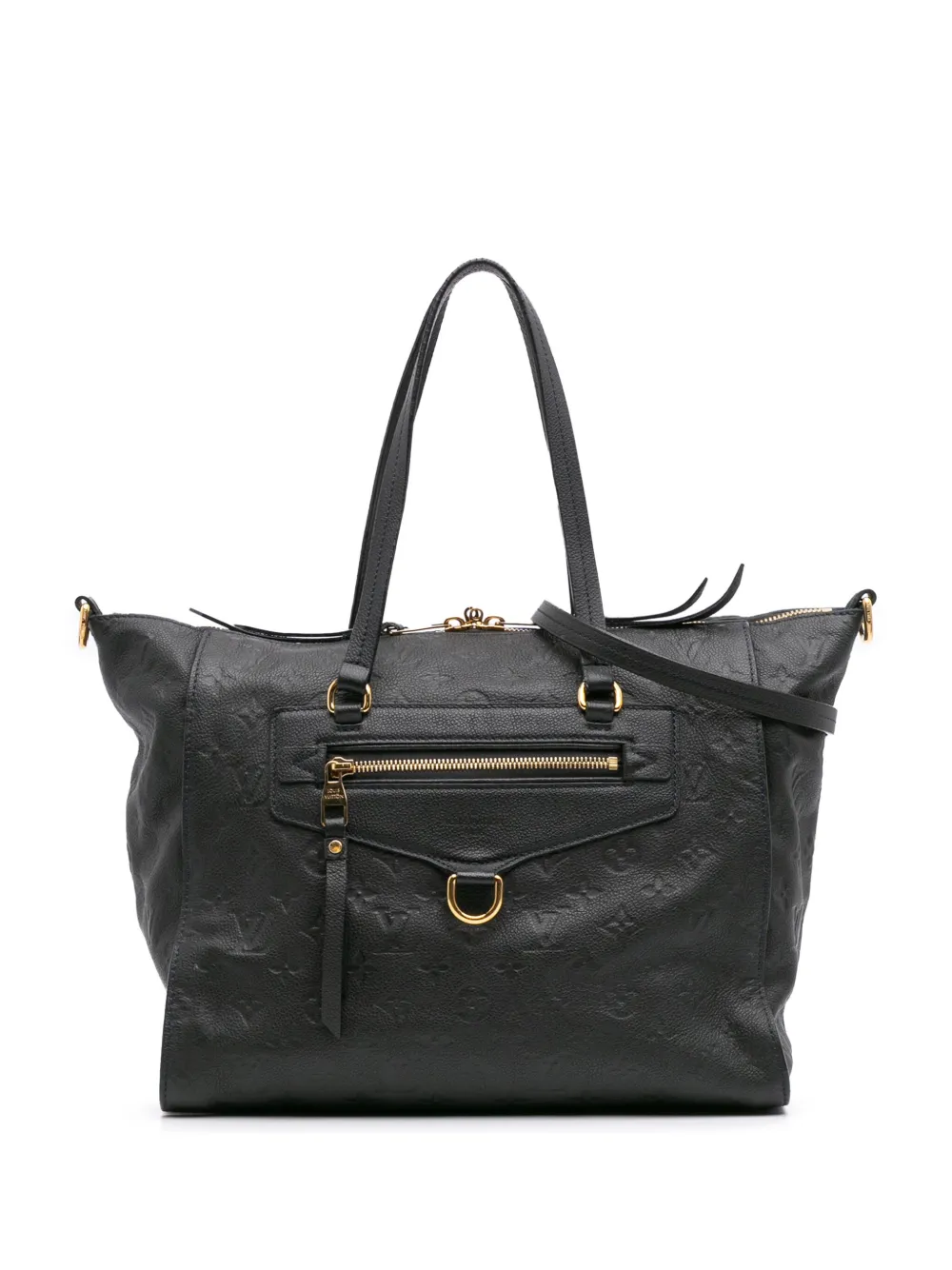 Louis Vuitton Pre-Owned 2012 モノグラム アンプラント ルミニューズ PM サッチェルバッグ - ブラック Louis Vuitton Pre-Owned 2012 モノグラム アンプラント ルミニューズ PM サッチェルバッグ - ブラック