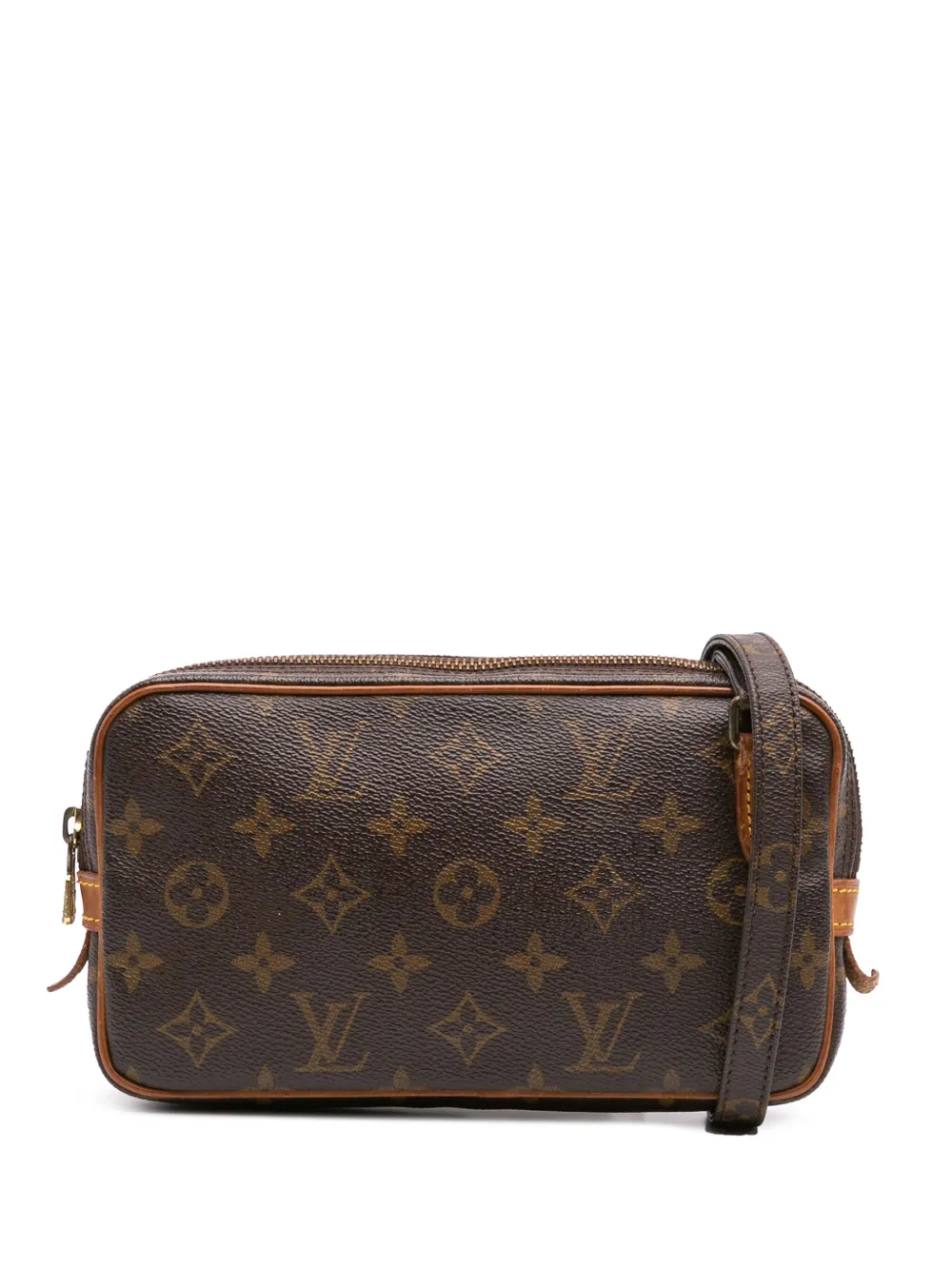 Louis Vuitton Pre-Owned 1991 モノグラム ポシェット マルリー バンドリエール ショルダーバッグ - ブラウン Louis Vuitton Pre-Owned 1991 モノグラム ポシェット マルリー バンドリエール ショルダーバッグ - ブラウン