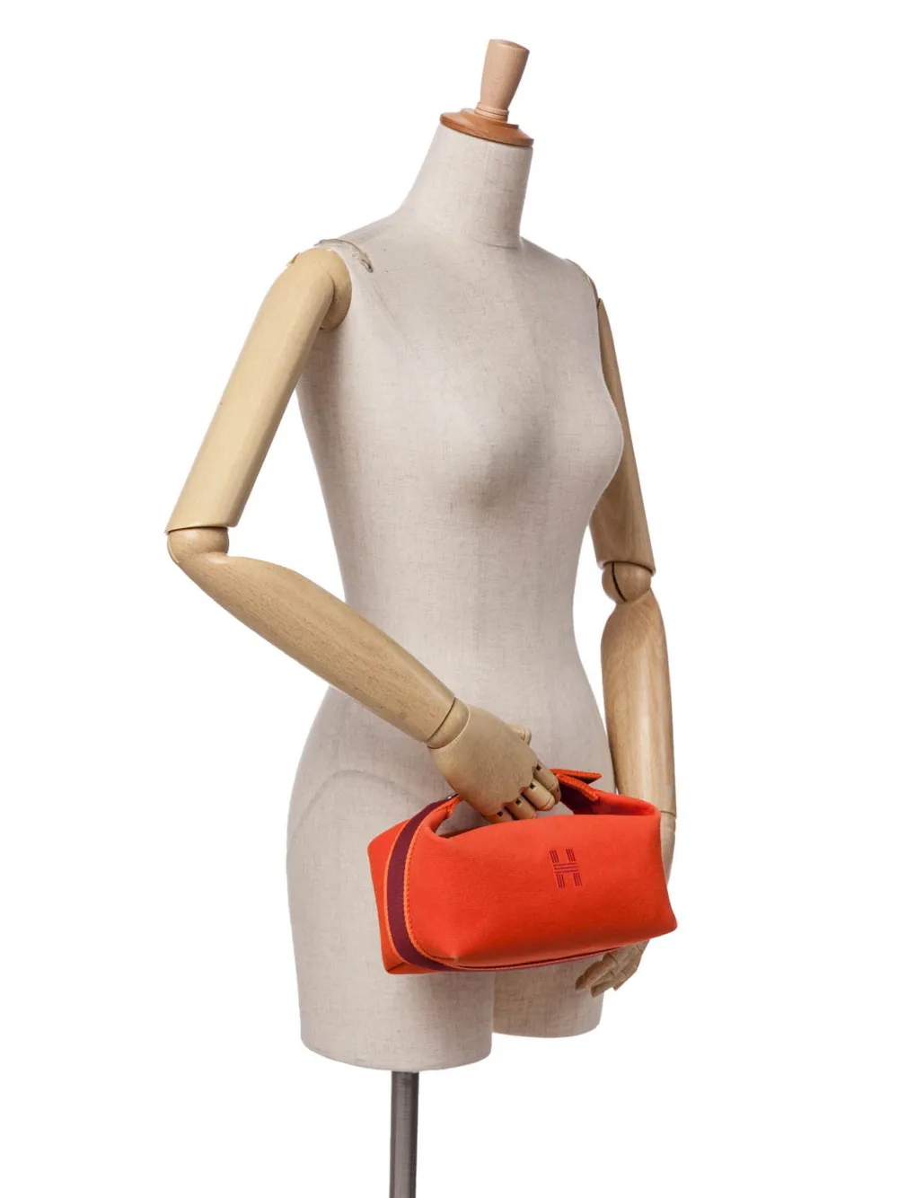 Hermès Pre-Owned 2020-2024 Small Toile Bride A Brac vanity bag | Pre-Owned | Image 2